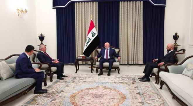 Büyükelçinin Irak Cumhurbaşkanı ile görüşmesi
