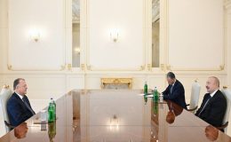 İlham Əliyev Beynəlxalq Cüdo Federasiyasının prezidentini qəbul edib