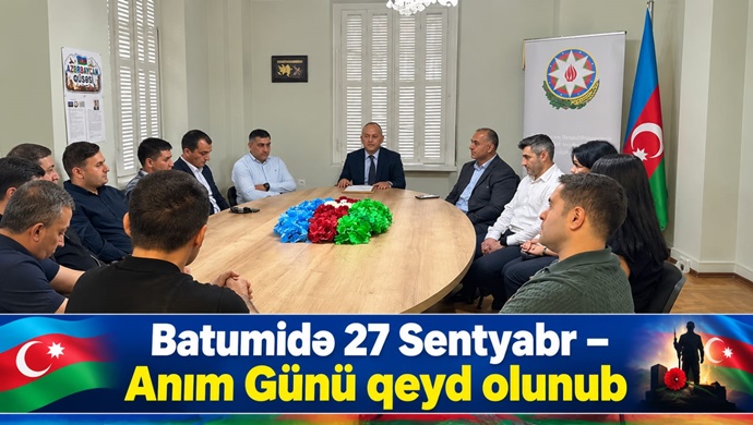 Batumidə 27 Sentyabr – Anım Günü qeyd olunub