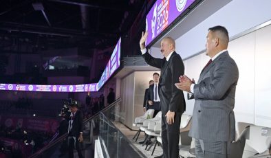 İlham Əliyev cüdo üzrə dünya çempionatının açılış mərasimində iştirak edib