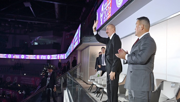 İlham Aliyev, Dünya Judo Şampiyonası’nın açılış törenine katıldı