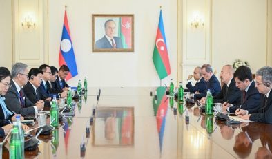 İlham Aliyev, Laos Cumhurbaşkanı ile kapsamlı bir görüşme gerçekleştirdi