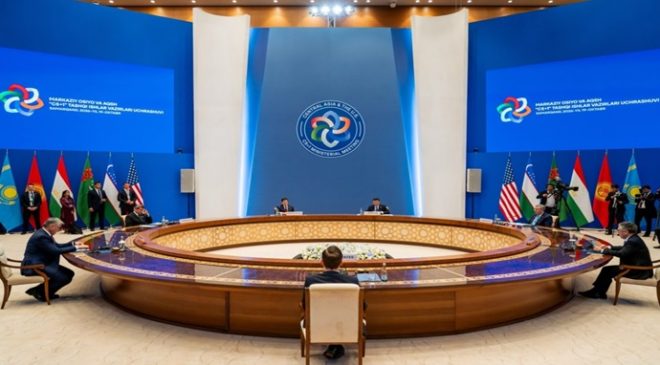 Dışişleri Bakanının Orta Asya ve ABD Dışişleri Bakanları C5+1 Toplantısına Katılımı