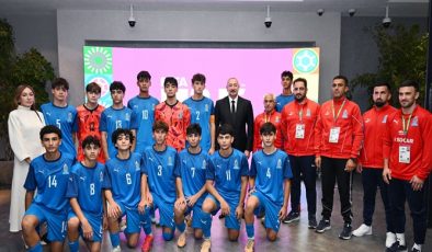 Ilham Aliyev watched opening ceremony of FIFA U-15 World Cup and Festival