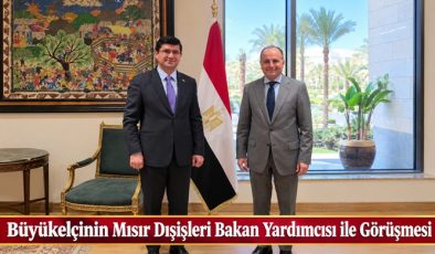 Büyükelçinin Mısır Dışişleri Bakan Yardımcısı ile Görüşmesi