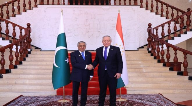 Bakanın Pakistan Başbakan Yardımcısı ve Dışişleri Bakanı ile görüşmesi