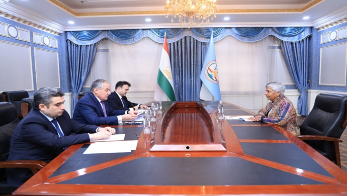 Meeting of the Minister of Foreign Affairs with the UN Resident Coordinator in Tajikistan