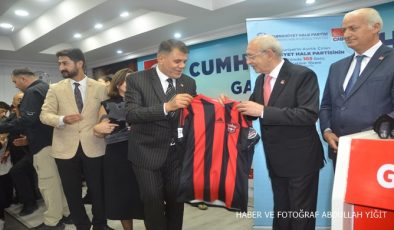 HASAN ŞAHİN’DEN KEMAL KILIÇDAROĞLU’NA GAZİANTEPSPOR FORMASI