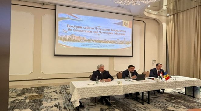 Meeting with citizens of Tajikistan in the Republic of Moldova